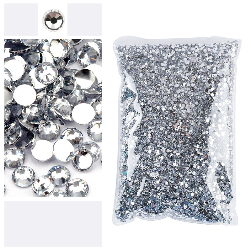Hotfix Rhinestone Sheet - Strass en résine transparents de 2