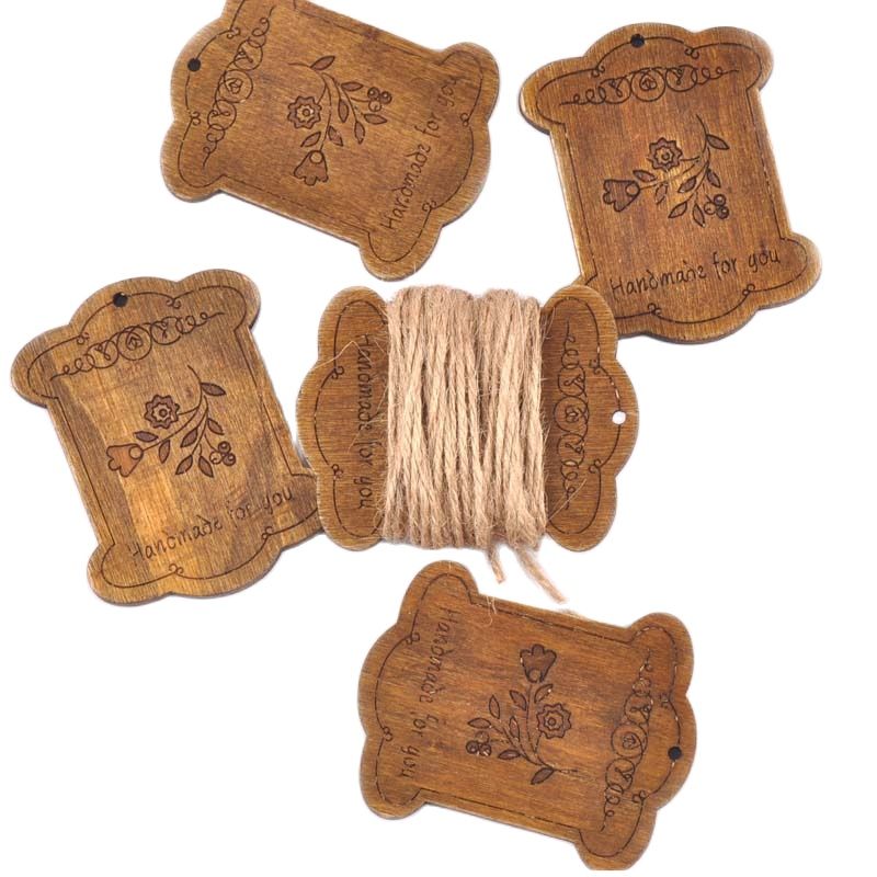 Organza Ribbon Spool - Bobines de canette en bois marron
