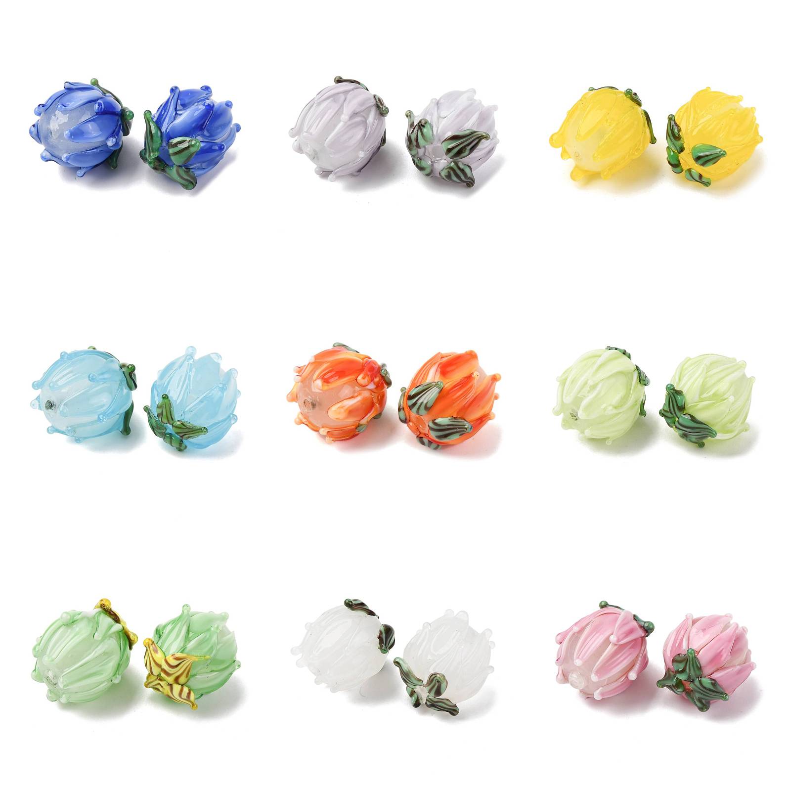 Embellishment Crafts - Perles tulipes faites à la main,