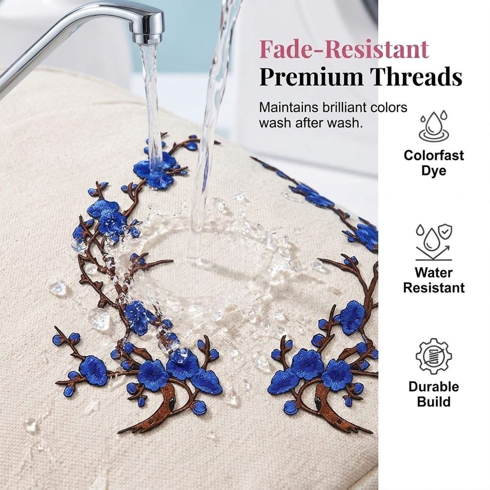 Applique Patch Flower - Patchs thermocollants DIY Fleur de cerisier,