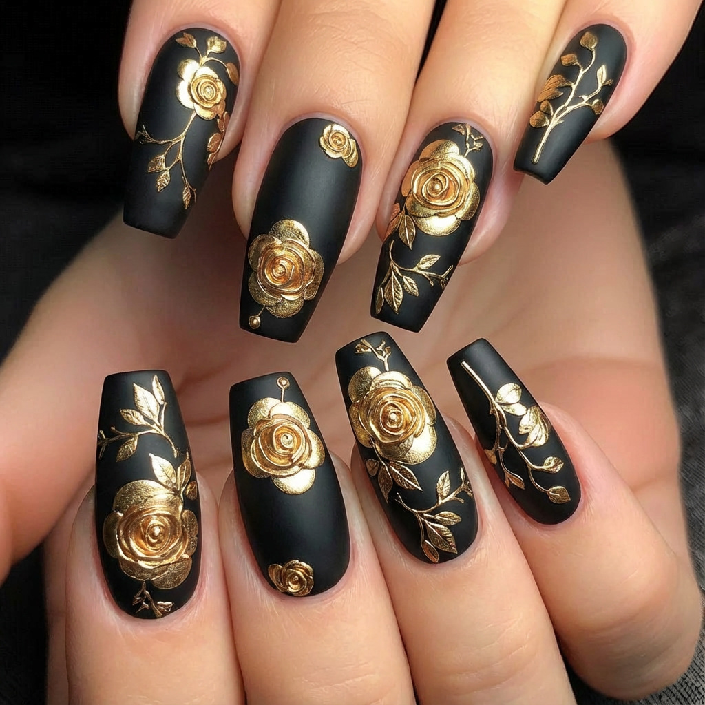 Embroidery Embellishments - Faux ongles 3D pour femmes et