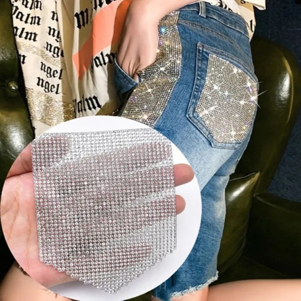 Hotfix Rhinestone Sheet - Patchs de strass de luxe, Applique