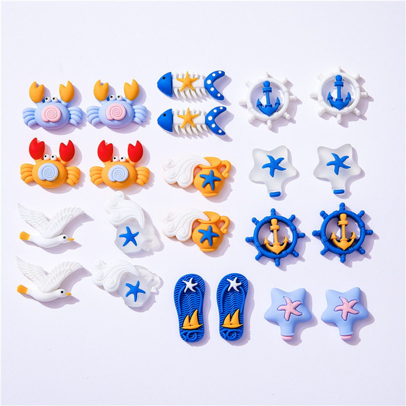 Christmas Craft Embellishment - Flotteur de crabe de style plage