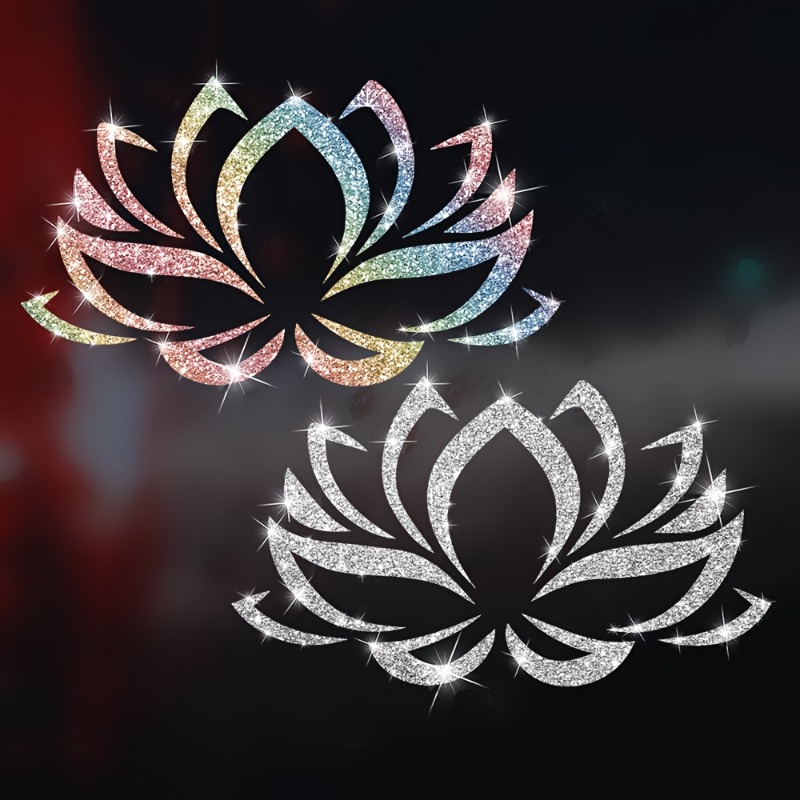 Glitter Vinyl Roll - Autocollants de fenêtre à motif de