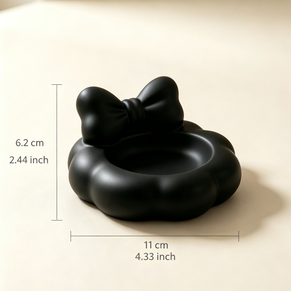 Plateau à bijoux noir imprimé  - Organza Ribbon Spool avis et prix