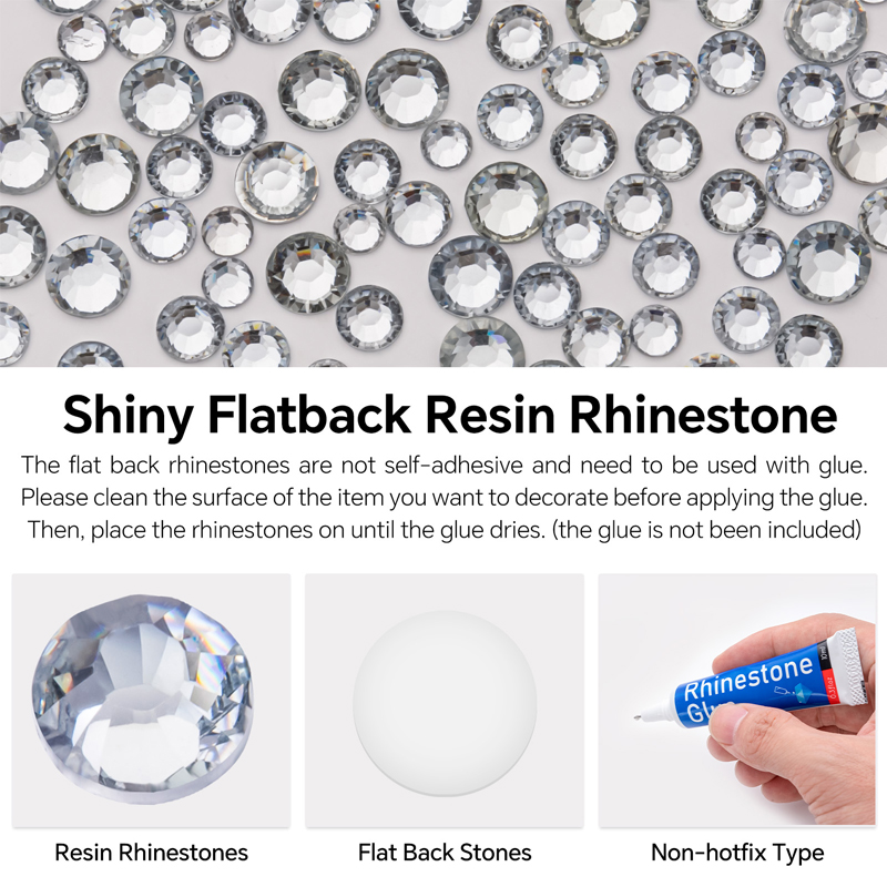 Strass en résine transparents  - Hotfix Rhinestone Sheet avis et prix