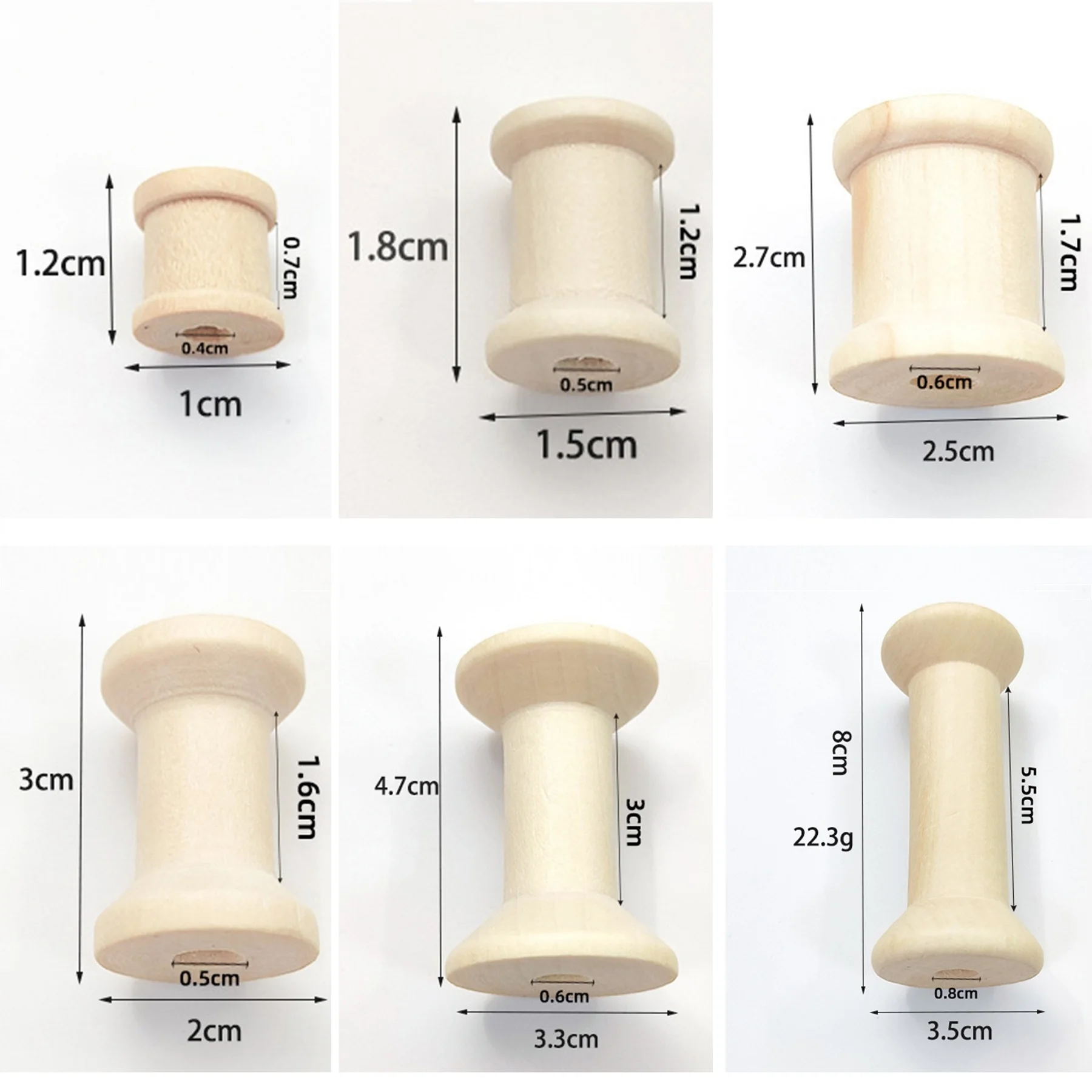 Bobines en bois pour fil afric - Organza Ribbon Spool avis et prix