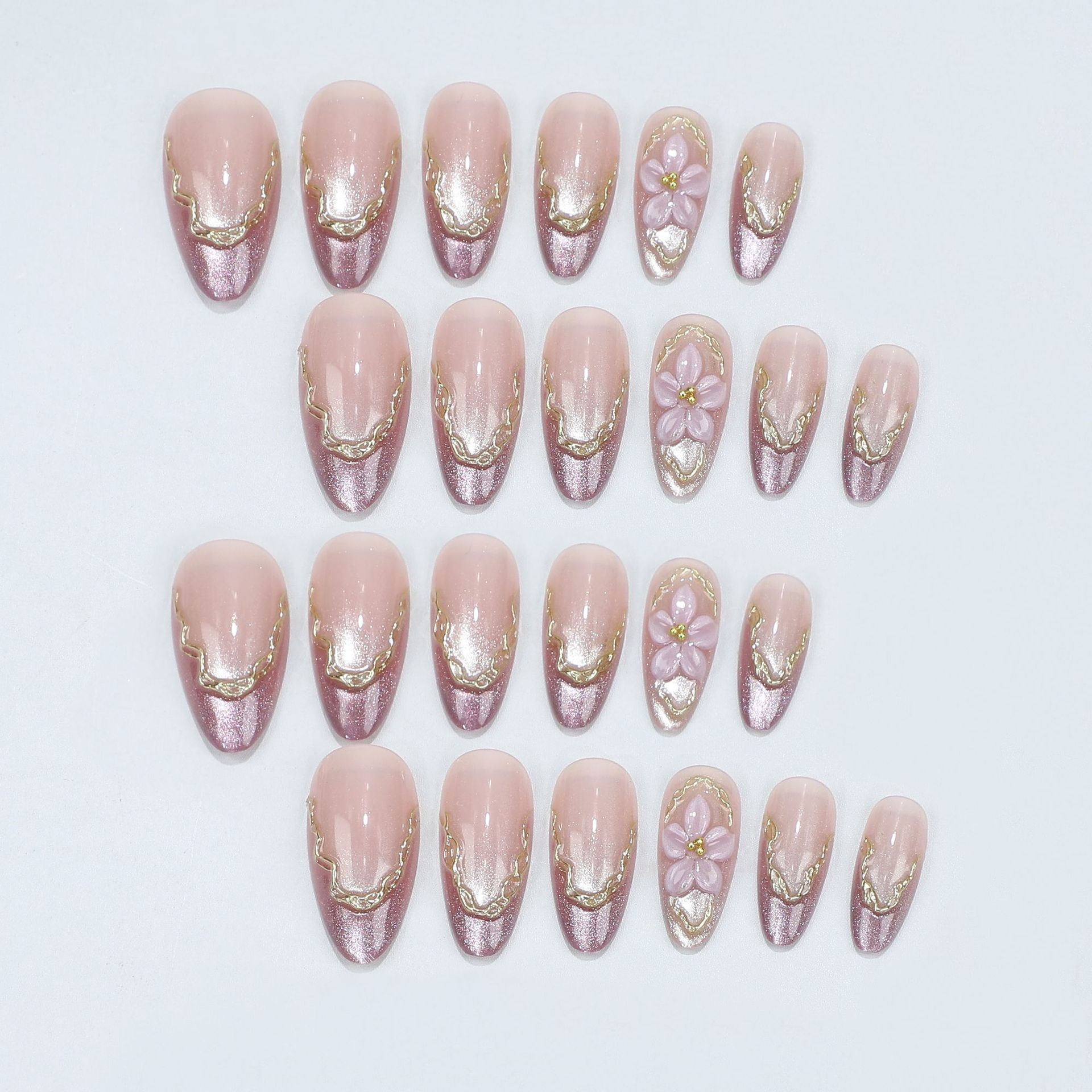 Faux ongles 3D à motifs florau - Embroidery Embellishments avis et prix