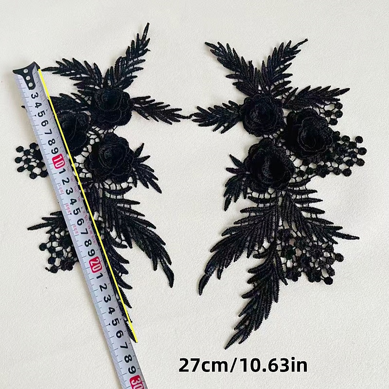 2 pièces/1 paire de patchs flo - Applique Patch Flower avis et prix
