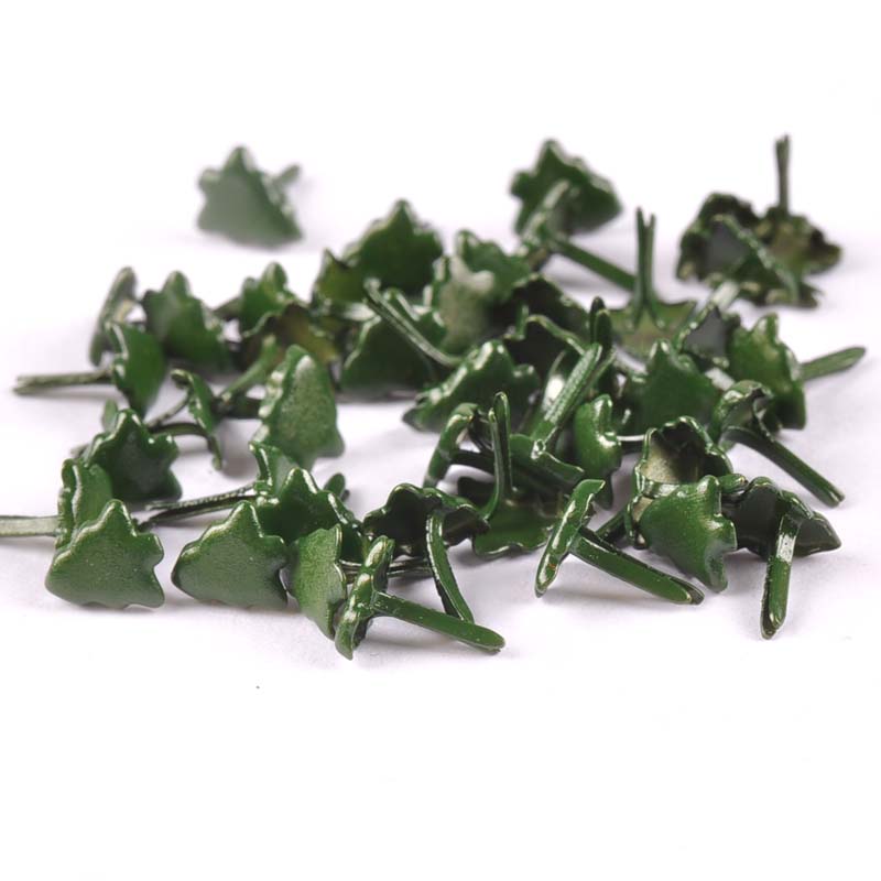 50pcs Mini arbre de noël Brads - Christmas Craft Embellishment avis et prix