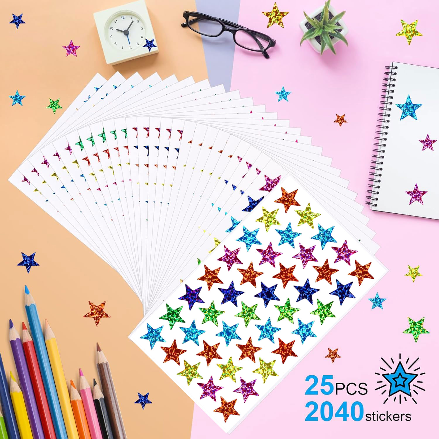 25 feuilles d'autocollants éto - Glitter Vinyl Roll avis et prix