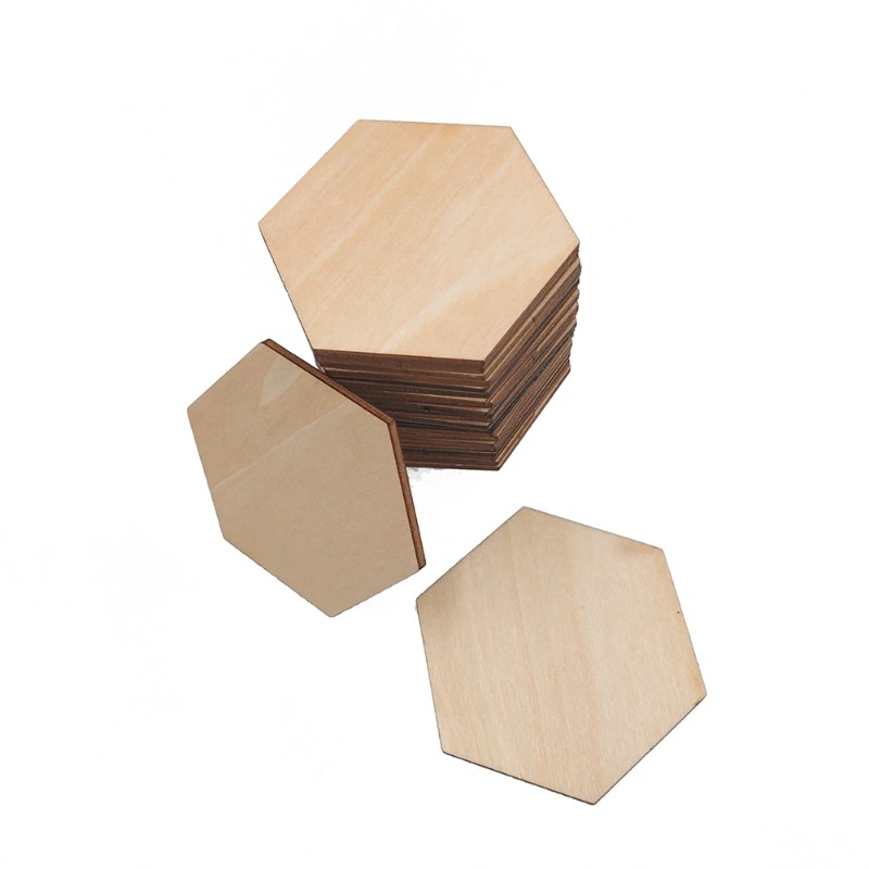 Tranches vierges hexagonales e - Christmas Craft Embellishment avis et prix