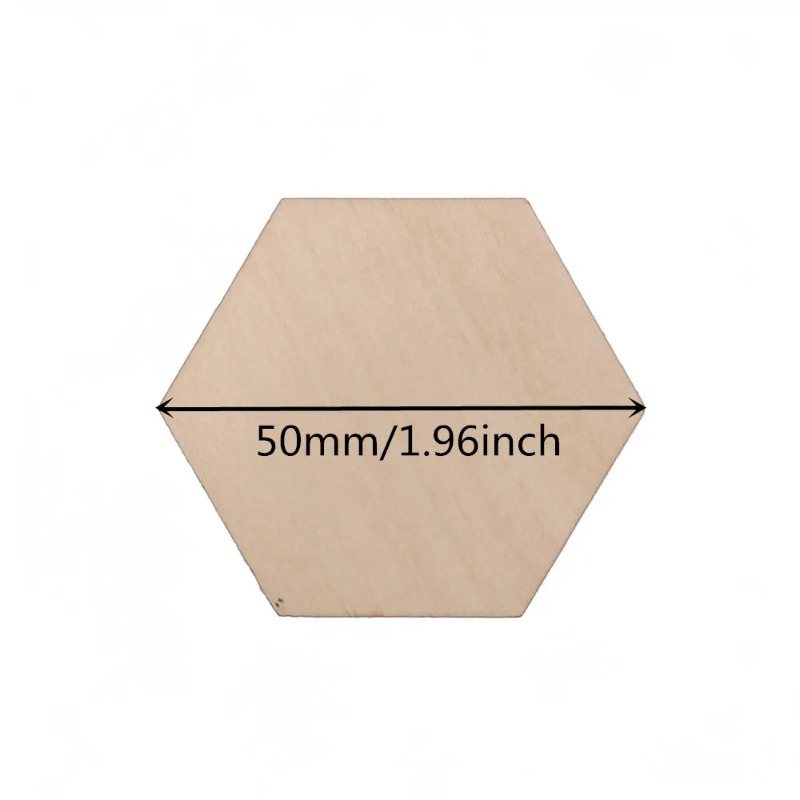 Tranches vierges hexagonales e - Christmas Craft Embellishment avis et prix
