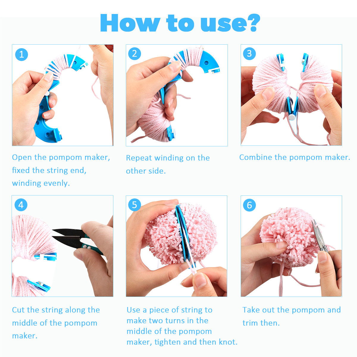 Kit de fabrication de pompons  - Pom Pom Maker Tool avis et prix
